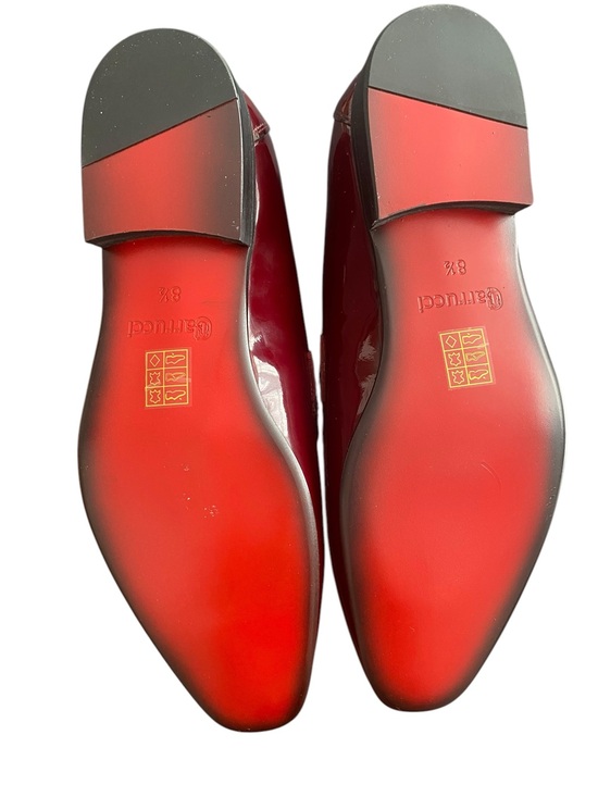 Carrucci Patent Leather Horse Bit Loafer Dress Shoes 8.5
